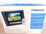 Polaroid 7" Color Screen Digital Photo Frame with Built-in Weather Station - Imported from UK