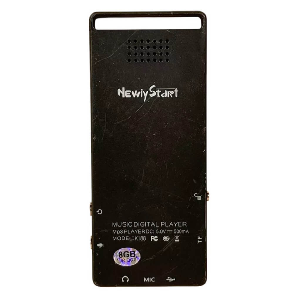 Newiy Start K188 Bluetooth MP3 Digital Music Player, 8GB Hi-Fi Lossless Sound Music Player with FM Radio, Voice Recorder, Date & Time Function, TF Card Supported - Imported from UK