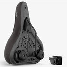 Velmia Bike Seat/Saddle with Memory Foam & Ergonomic 3-Zone Concept for Trekking Bike, Mountain Bike & City Bikes, Comfortable Waterproof Bike Saddle for Men & Women - Imported from UK