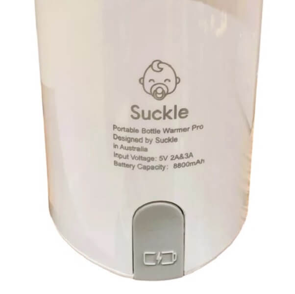 Suckle Portable Rechargeable Bottle Warmer Pro (Container Product Without Box) - Imported from UK