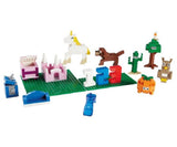 Playtive Building Bricks 430 Pieces Unicorn Starter Set, Different Colours Lego - Imported from UK