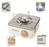 BISINNA 2800W Camping Gas Stove, High Firepower Single Burner Gas Stove for Outdoor Hiking Camping Backpacking Picnic - Imported from UK