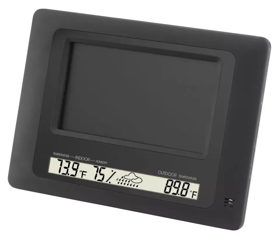 Polaroid 7" Color Screen Digital Photo Frame with Built-in Weather Station - Imported from UK