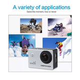 DBPOWER SJ4000 WiFi Waterproof Action Camera, 12MP 1080P Video Sport Camera Kit - Imported from UK