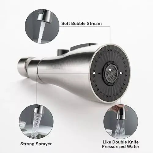 Faucet Splash Head, Rotating Tap Aerator, Tap Extension Attachment for Kitchen & Bathroom - Imported from UK