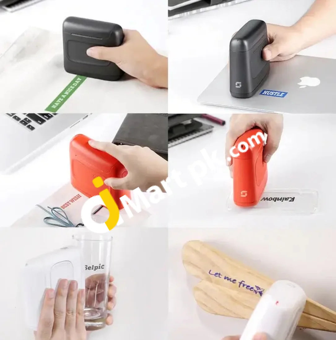 Selpic S1 Handy Printer Bluetooth Portable Inkjet Printing With Quick-Drying Waterproof Ink For