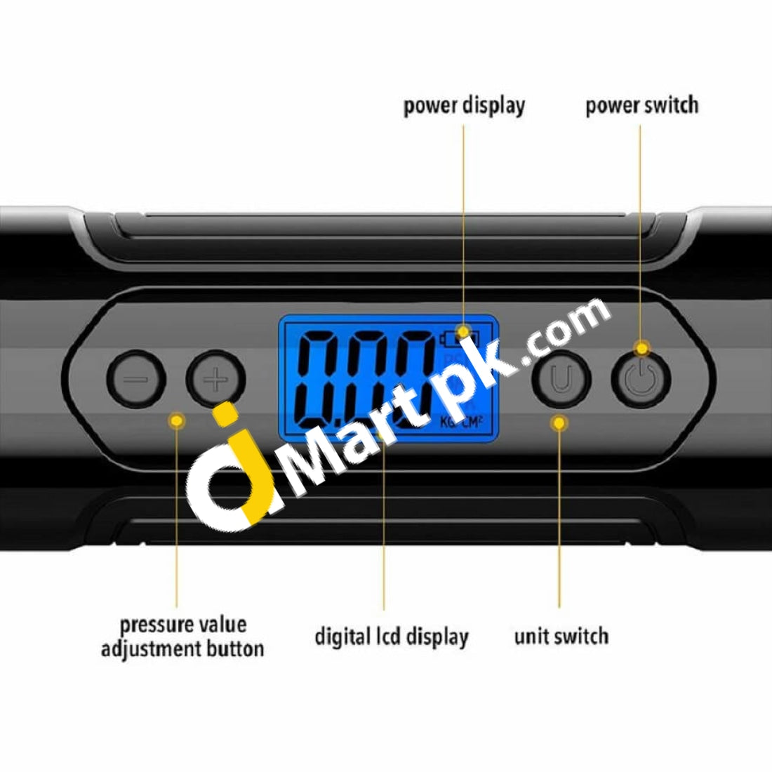 Shingever Tire Inflator 150Psi Portable Air Compressor With Lcd Display Emergency Led Light