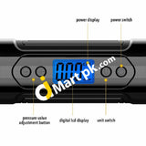 Shingever Tire Inflator 150Psi Portable Air Compressor With Lcd Display Emergency Led Light