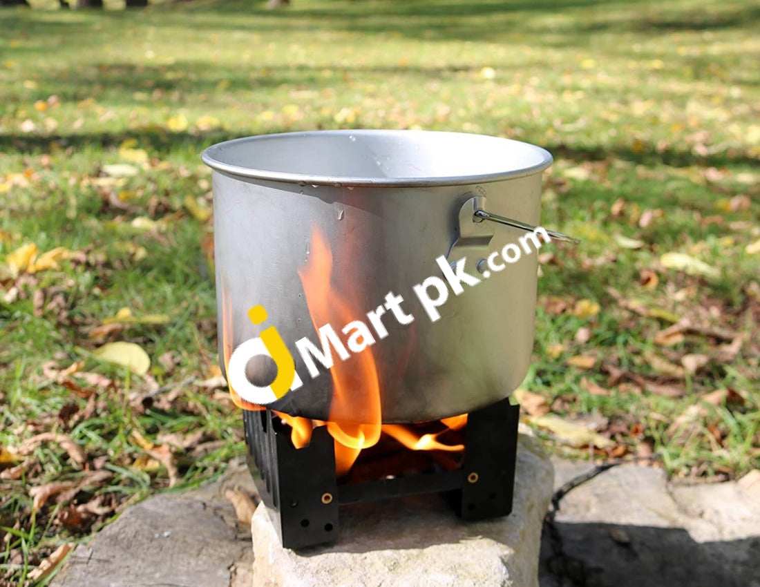 Solid Fuel Stove With 46 Tablets Ultralight Folding Pocket For Camping & Hiking - Imported From Uk