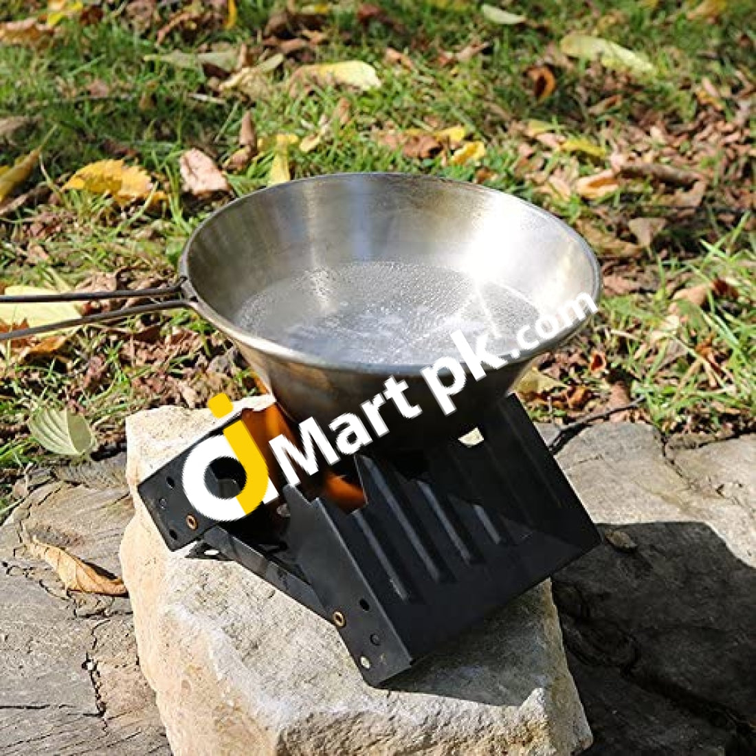 Solid Fuel Stove With 46 Tablets Ultralight Folding Pocket For Camping & Hiking - Imported From Uk