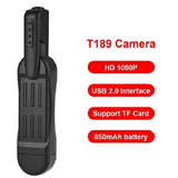 Spy Hidden Camera 12MP Full HD 1080P Wearable Pocket Body Camera, Clip-on Mini DVR for Home & Office Surveillance, Support TF Card - Imported from UK