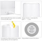 Tomshine Touch Dimmable Led Table Lamp With Color Control Temperature & Brightness Regulation Night
