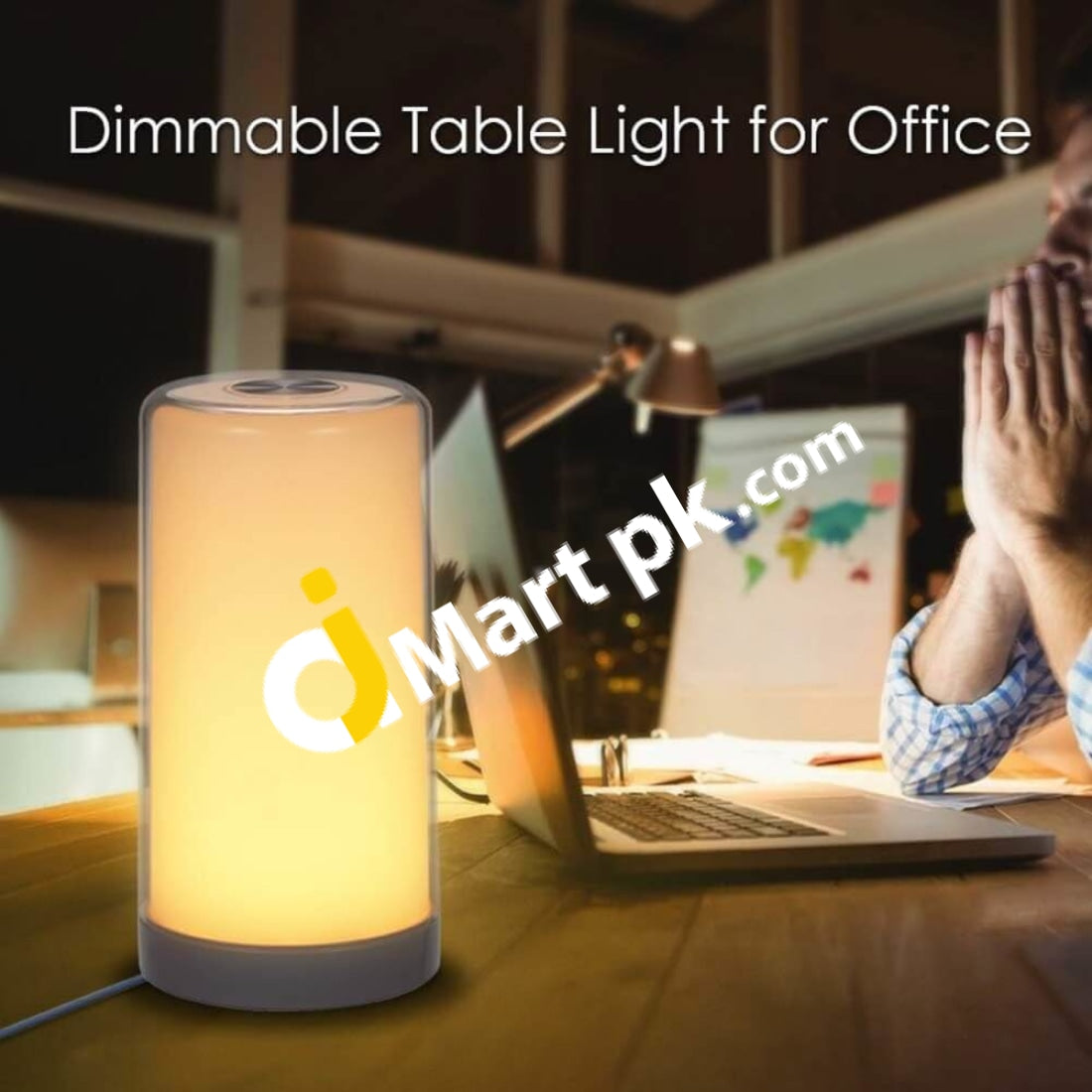 Tomshine Touch Dimmable Led Table Lamp With Color Control Temperature & Brightness Regulation Night