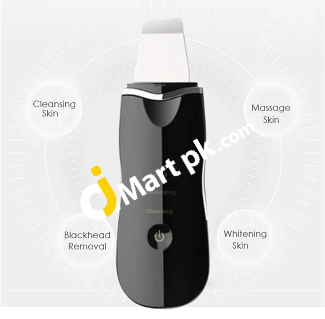 Ultrasonic Skin Scrubber Spatula Rechargeable Facial Cleaner Peeling Vibration Blackhead Removal