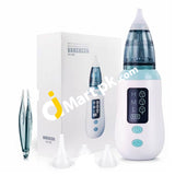 Vancocon Baby Nasal Aspirator With 3 Suction Levels Lcd Screen Mucus Remover Sizes Silicone Tips -