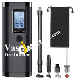 Vastar Handheld Digital Tire Inflator, Cordless Portable Air Compressor Air Pump 100psi with LCD Display & 2000mAh Lithium Battery for Car Bicycle Ball Tires - Imported from UK