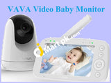 Vava Video Baby Monitor 720P 5 Hd Display Ips Screen Two-Way Audio One-Click Zoom Night Vision &