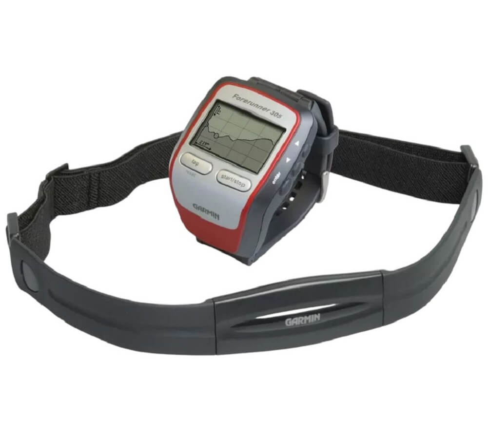 Garmin Forerunner 305 GPS Receiver With Heart Rate Monitor (Condition: 10/8) - Imported from UK
