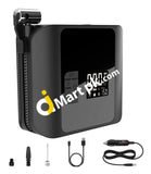 Woowind Tire Inflator Portable Air Compressor Rechargeable 150PSI 2000mAh Battery Powered with Emergency Light - Imported from UK