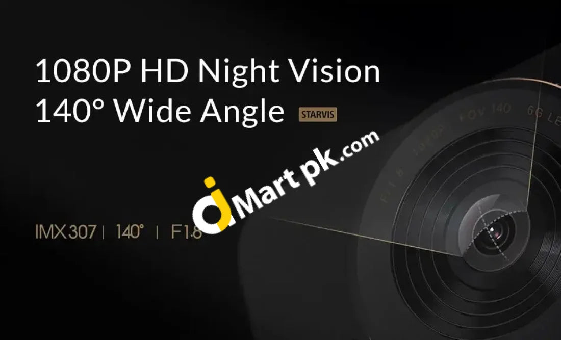 Xiaomi Mi 1S Car Dash Cam Wifi Hd 1080P 3 Screen Night Vision Voice Control 140° Wide Angle -