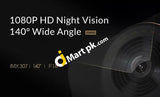 Xiaomi Mi 1S Car Dash Cam Wifi Hd 1080P 3 Screen Night Vision Voice Control 140° Wide Angle -