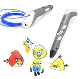3D Doodling Drawing Printing Pen For 1.75Mm Pla & Abs Filaments + 3 Sample - Imported From Uk