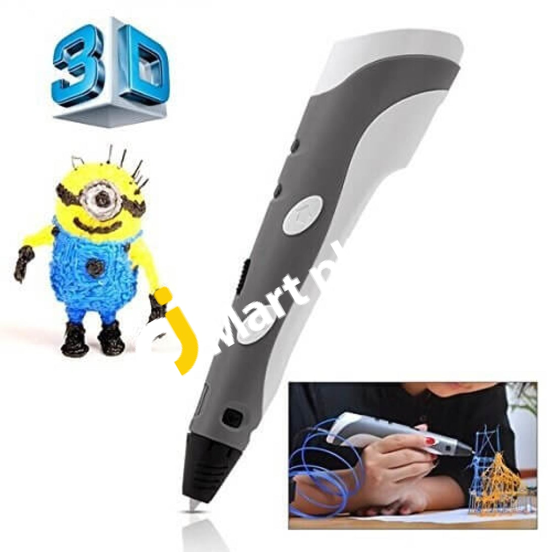 3D Doodling Drawing Printing Pen For 1.75Mm Pla & Abs Filaments + 3 Sample - Imported From Uk