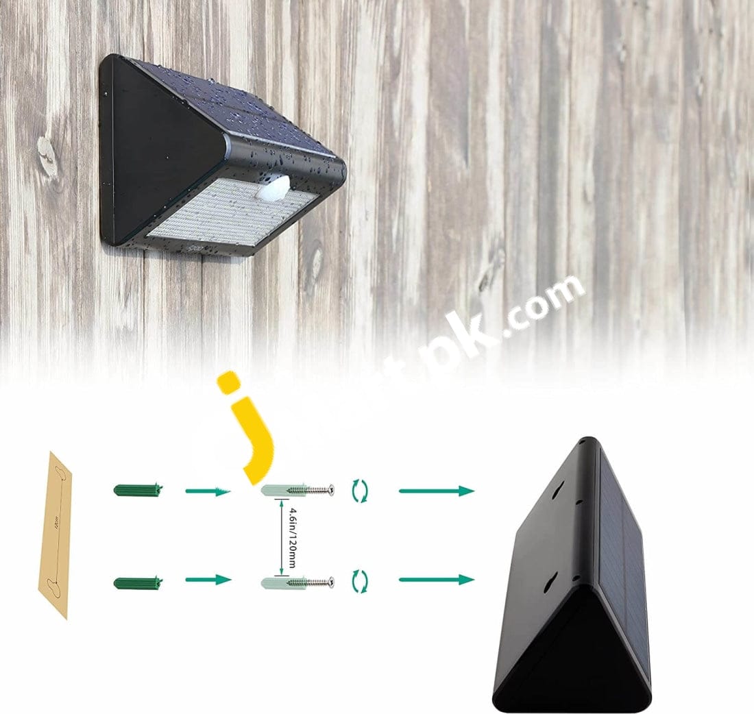 Aglaia Lt-W5 4W Solar Outdoor Light With Motion Sensor - Imported From Uk