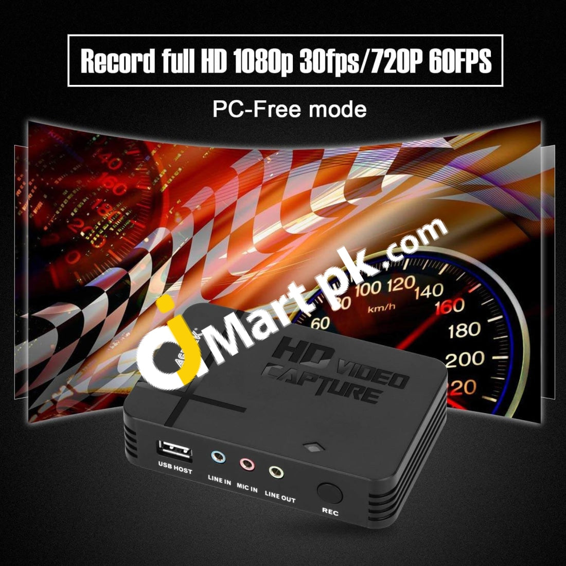 Agptek Hd Game / Video Capture 1080P Hdmi Av Recorder - Imported From Uk
