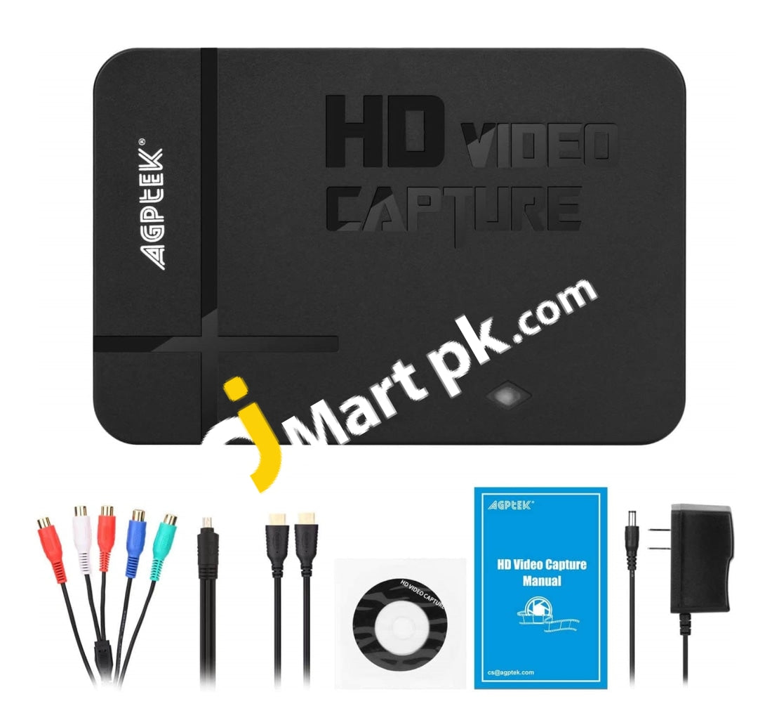 Agptek Hd Game / Video Capture 1080P Hdmi Av Recorder - Imported From Uk