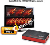 Agptek Usb 3.0 Hdmi Hd Video Capture 1080P 60Fps Game Recorder Box For Live Streaming Windows Linux