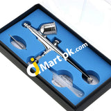 Airbrush Dual Action Gravity Feed 0.3Mm For Art Painting Tattoo Nail Without Compressor - Imported