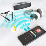Akamate Mp3 Player Bluetooth 4.2 16Gb Fm Radio One Click Recording 2.4 Screen Built-In Speaker Hifi