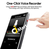 Akamate Mp3 Player Bluetooth 4.2 16Gb Fm Radio One Click Recording 2.4 Screen Built-In Speaker Hifi