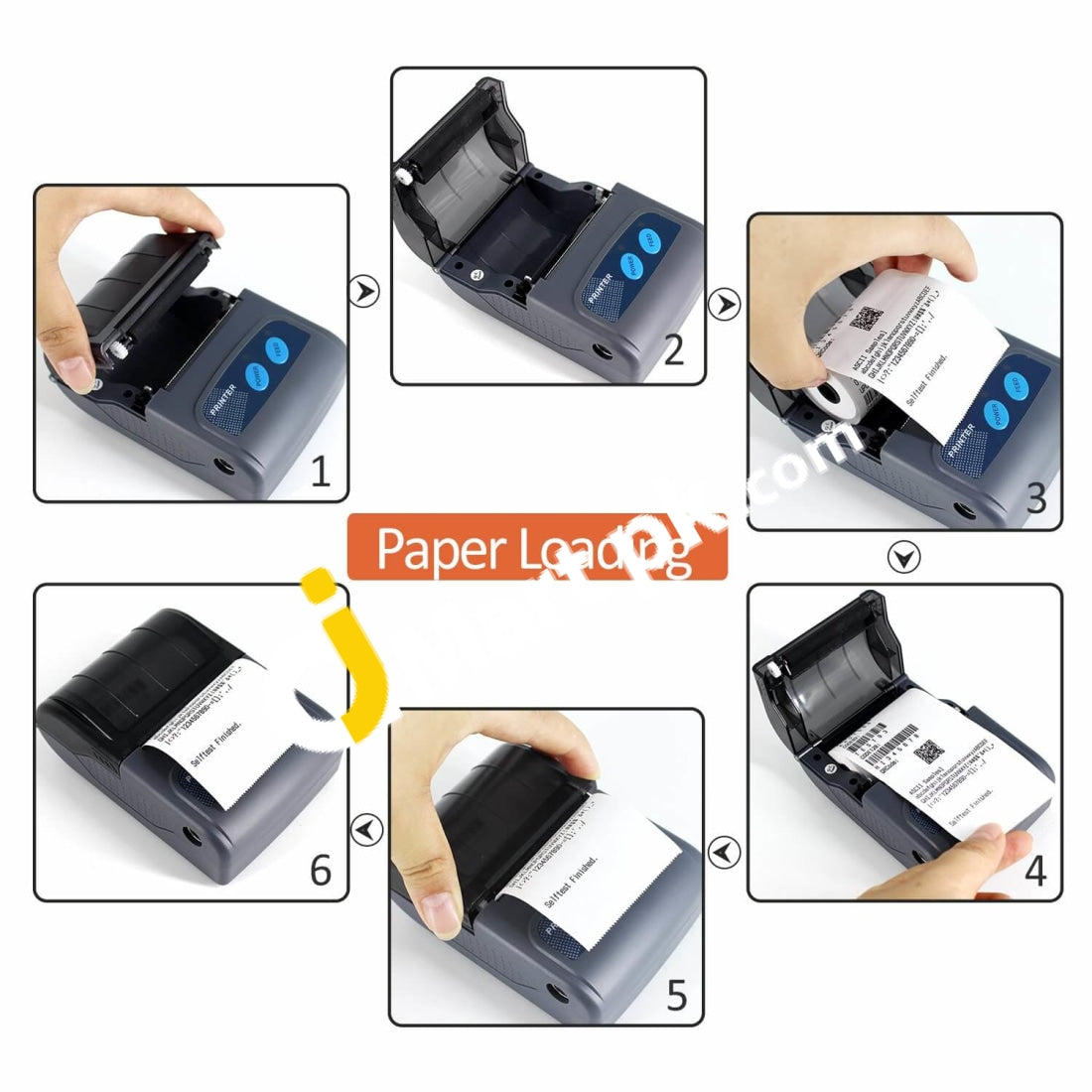 Alacrity Mini Usb Portable Bluetooth Thermal Receipt Printer - Imported From Uk