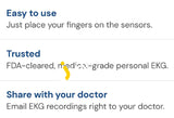 Alivecor Kardiamobile Single Lead Personal Ekg Monitor Detects Afib & Irregular Arrhythmias Instant