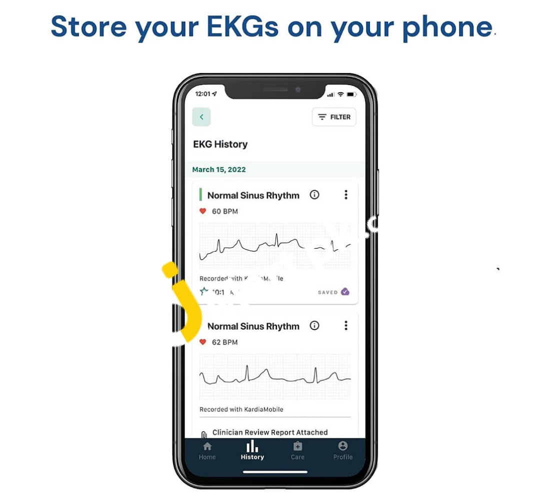 Alivecor Kardiamobile Single Lead Personal Ekg Monitor Detects Afib & Irregular Arrhythmias Instant