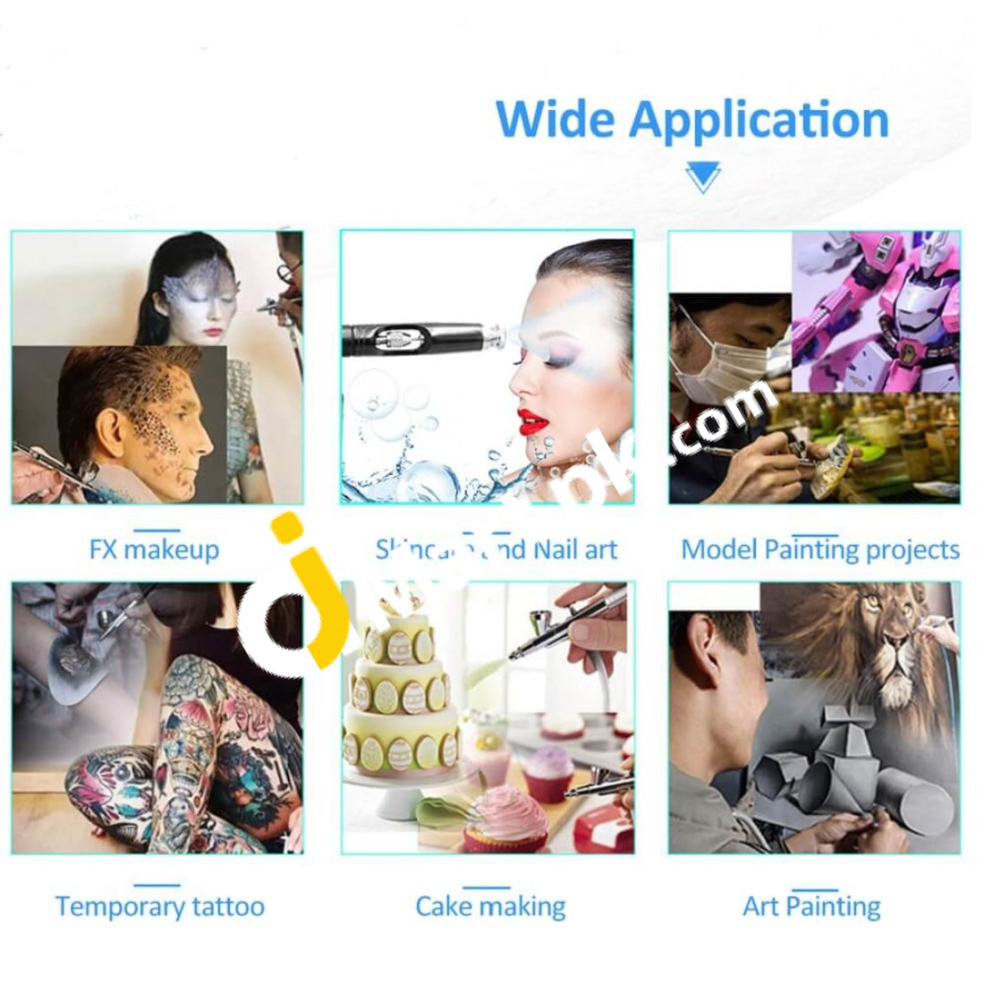 Anest Iwata Gravity Feed Dual Action Airbrush - Made In Japan Imported From Uk