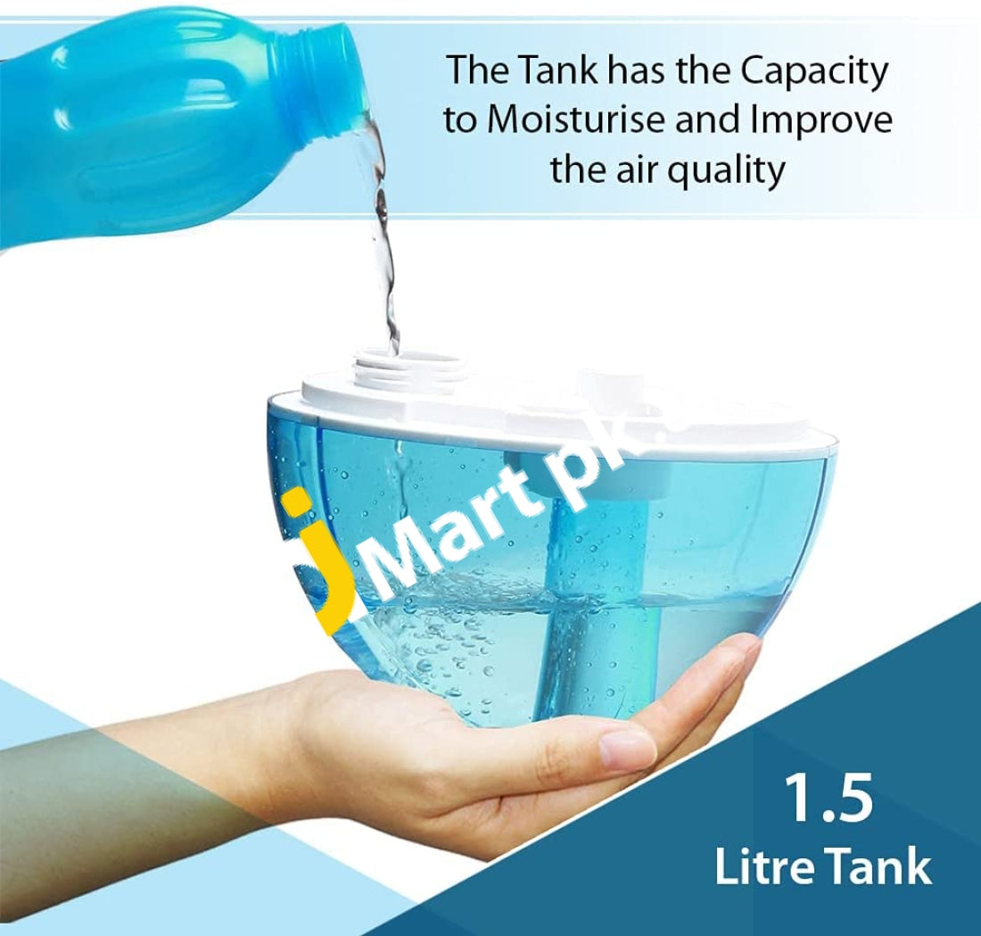 Ansio® Ultrasonic Cool Mist Humidifier 1500 Ml With Up To 16 Hours Continuous Use-Humidifiers For