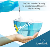 Ansio® Ultrasonic Cool Mist Humidifier 1500 Ml With Up To 16 Hours Continuous Use-Humidifiers For