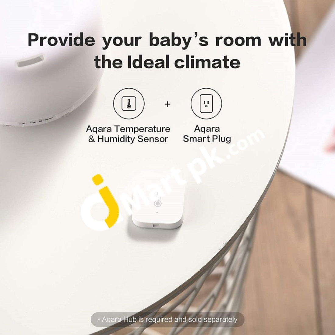 Aqara Temperature & Humidity Sensor Hub Zigbee Required For Remote Monitoring Home Automation