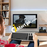 Arteck 2.4G Wireless Usb Touch Solid Stainless Ultra Compact Full Size Keyboard With Built-In