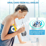 Bestope Dental Water Flosser 300Ml 5 Modes And 8 Tips Ipx7 Waterproof Portable Cordless Oral