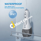 Bestope Dental Water Flosser 300Ml 5 Modes And 8 Tips Ipx7 Waterproof Portable Cordless Oral