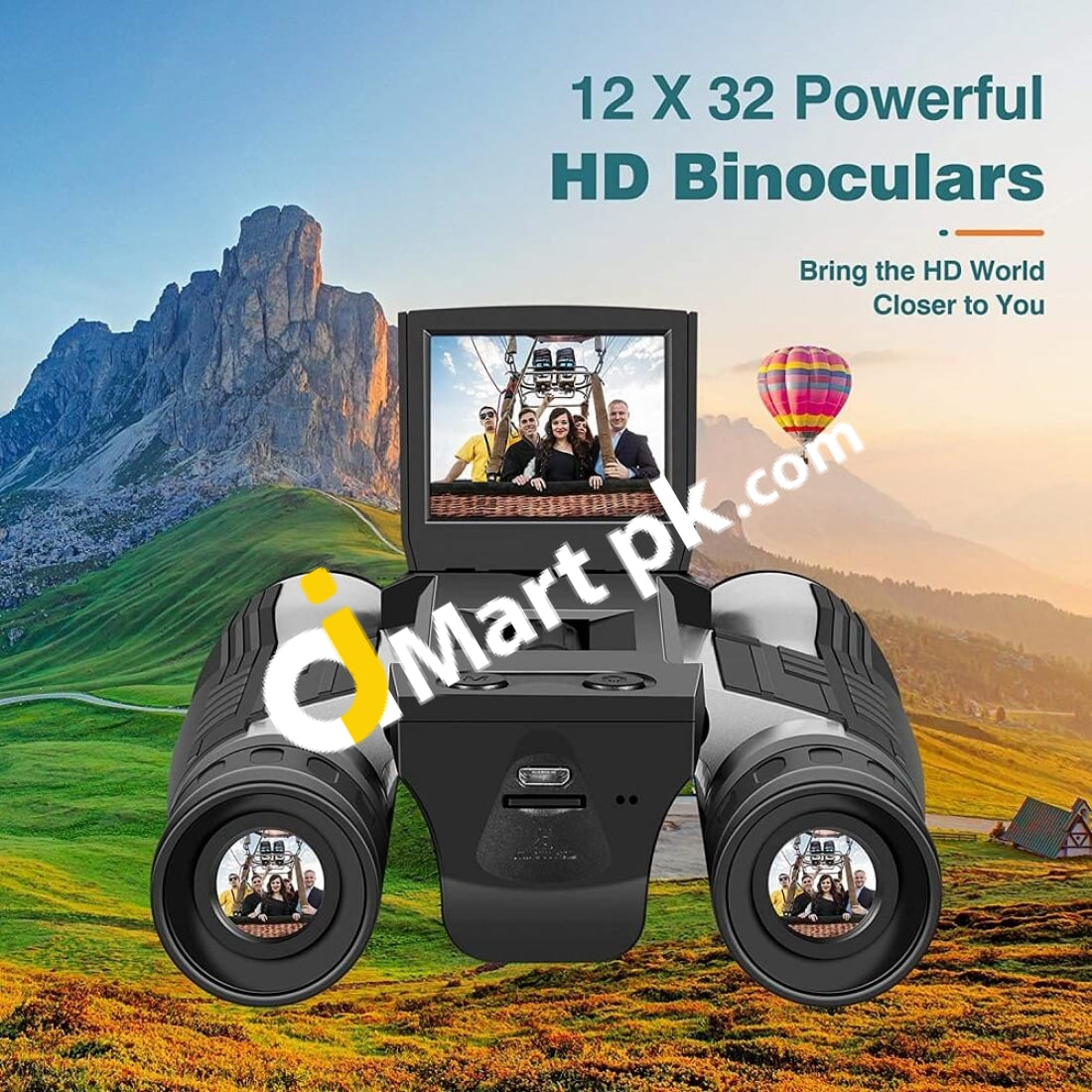 Binocular Camera 12X32 Zoom 2Lcd Hd 1080P Video Photo Recorder Telescope For Bird Watching Football