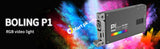 Boling Bl-P1 Rgb Led Full Color Camera/Camcorder Light Pocket Size Rechargeable Video With