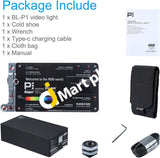 Boling Bl-P1 Rgb Led Full Color Camera/Camcorder Light Pocket Size Rechargeable Video With