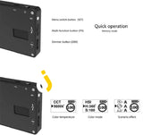 Boling Rgb Led Video Light 2500K-8500K Pocket Size Camera Photo Lighting Built In Battery 360°