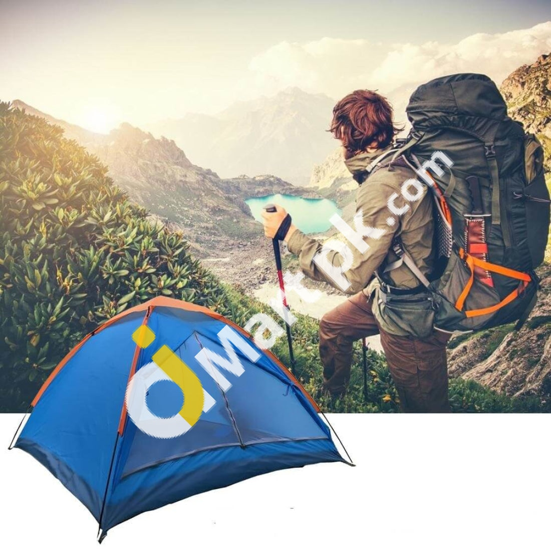 Camping Tent Tesco 2 Person Single Layer - Imported From Uk