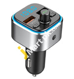 Car Bluetooth 5.0 Radio FM Transmitter, Audio Receiver Adapter Music MP3 Player Handsfree Car Kit - Imported from UK